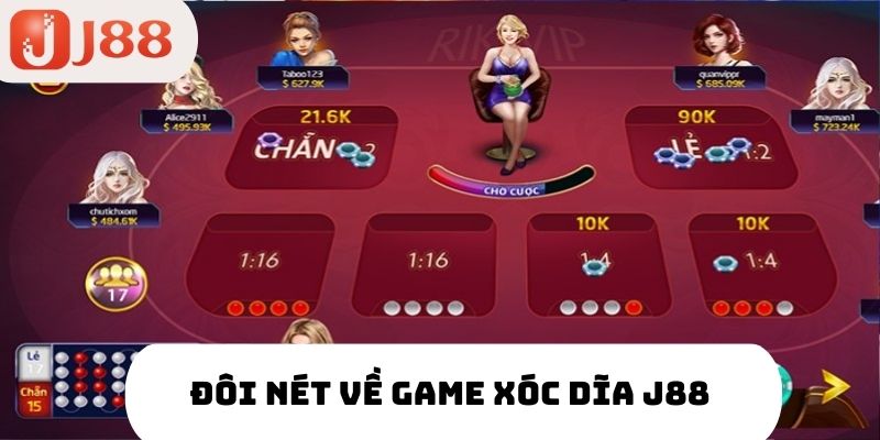 Xóc dĩa online hấp dẫn tại J888 